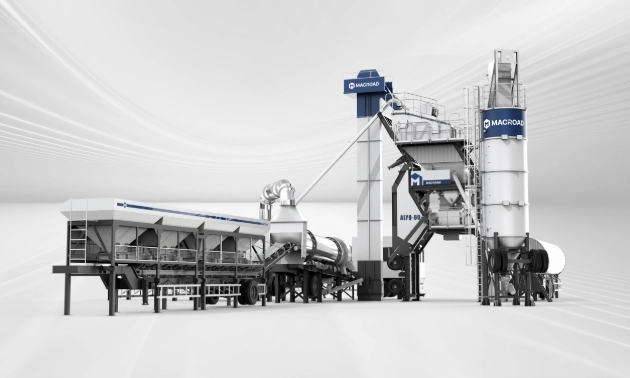 Mobile batch asphalt mixing plant